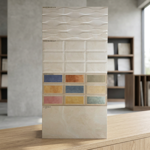 Carreaux muraux en céramique de luxe, 30x60cm, décoration 3d, pour salle de bain, douche, 300x600mm, bon marché, carreaux d'intérieur brillants, numériques, 12x24 - Product Image 3