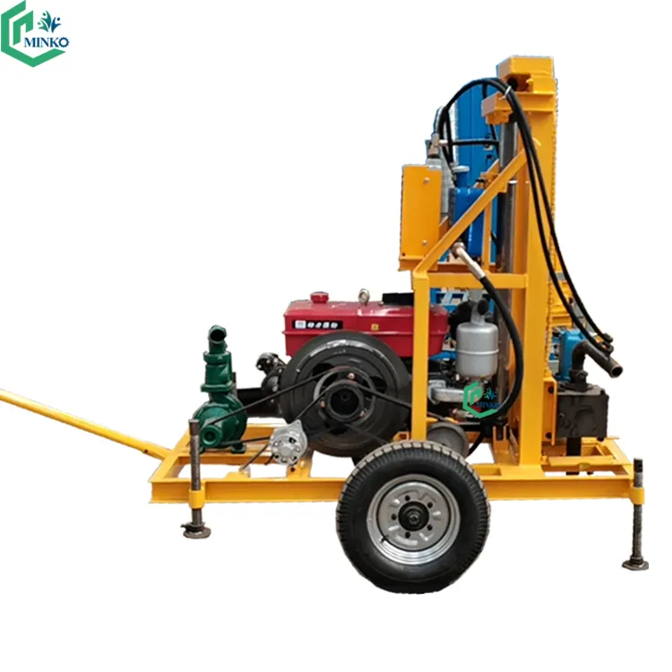 hydraulic 200m well drilling water drill well machine prices