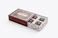 Schokoladen geschenk Produkt Versand Versand Benutzer definierte Marke Logo Gedruckte starre Papier Pappe Schublade Schiebe verpackung Box