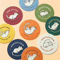 Sous-verres en papier personnalisés pour hôtels et restaurants, sous-verres absorbants jetables pour bars, KTV, bière, café, tapis pour boissons