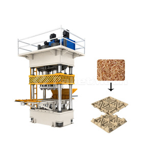 Coconut Pallet Hydraulic Press Machine Thermoforming Wood Sawdust Pallet Making Machine - Product Image 1