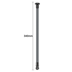 Perche télescopique en fibre de carbone pour caméras d'action GoPro Hero/DJI/Insta360, avec vis 1/4 et support <span class=keywords><strong>selfie</strong></span> à 2 broches pour prise de vue POV - Product Image 4