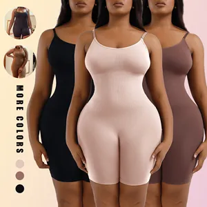 Benutzer definierte Logo Korsett Jumps uit Full Shape wear Elastic Butt Lifter Plus Size Shaper Frauen Nahtlose Body Shaper für Frauen
