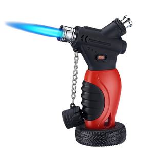 Hot Design Vente Mini Vente en Gros Logos Personnalisés Rechargeables BBQ Jet Torche Briquet avec Couvercle Sûr Écologique Coupe-Vent Cadeaux - Product Image 1