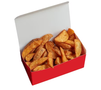 Boîtes d'emballage alimentaire de luxe logo personnalisé en gros Frites Chips Burger Poulet Boîtes d'emballage en papier couché