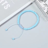 Bracelets d'amitié bohèmes d'été 2024, bracelets de plage pour surfeurs, cordon réglable, perles de graines colorées