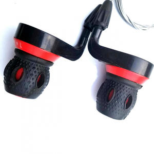 Qt163 Mountain Bike Shifters 7 Speed With Cables Black Plastic For <b>Bicycle</b> <b>Drivetrain</b> <b>Components</b> - Product Image 3