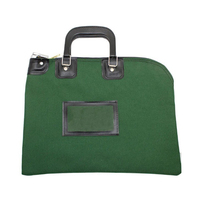 Sac de coursier verrouillable avec poignée et porte-cartes, sac de sécurité durable pour documents et argent, sac de rangement médical