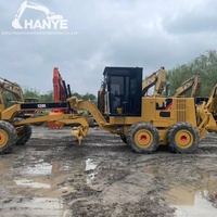 Niveleuse Caterpillar 120K de haute qualité, faible nombre d'heures de fonctionnement, état d'origine, prête pour expédition maritime
