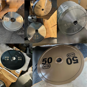 2026 OEM Disques de musculation de compétition personnalisés en <span class=keywords><strong>fonte</strong></span> d'acier KG pour haltérophilie, ensembles de plaques de poids - Product Image 3