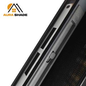 New Model Diamond Mesh Folding <strong>Door</strong> - Anti-theft and Mosquito-proof Window <strong>Screen</strong> <strong>Door</strong> Lockable No-Drill Invisible Lock - Product Image 5