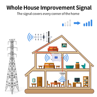 Répéteur de signal de téléphone portable 2G 3G 4G Amplificateur de signal de réseau avec antenne de plafond Yagi pour téléphone portable
