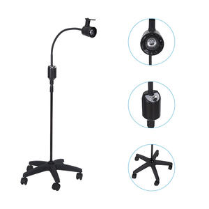 Lampe sur pied électrique réglable IN-JC02 avec base robuste, lumière LED à CRI 96 élevé pour cliniques, salles d'examen, usage médical - Product Image 3