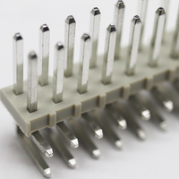 Conector Molex Macho, Paso de 4.2mm, Cabezal de Pines, Doble Fila, 2*5P 2*11P 2*15P 2*20P 02~20 Pines, 90 Grados, Conector para PCB