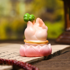 Figurine créative de la main de Bouddha en résine, artisanat zen, décoration de bureau, cadeau pour la maison, sculpture artistique - Product Image 4