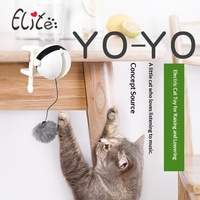 [Pet_YOYO Balle Électrique Interactrice] Bestseller Transfrontalier Jouet pour Chat Électrique en ABS, Accessoire de Balle Interactif Automatique pour Chat