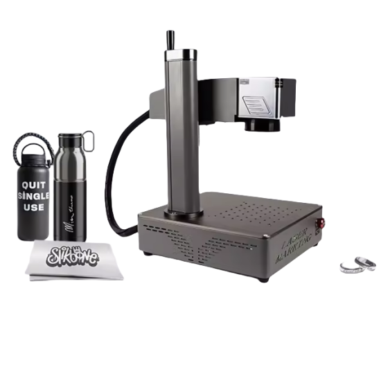 Portable 20w 30w 50w 80w 100w Fiber Marking Laser Machine Laser Printing Printer Laser Engraver for Gold Jewelry Wood Leather