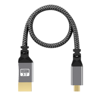 0,3 M-7,5 M 4K 60Hz 3D para HDMI 48Gbps Nylon 2,1 HDR Cable para Laptop Macbook Desktop HDTV Proyector PVC Jacket 5mm Outer Home