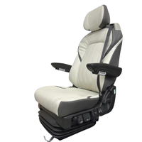 Siège conducteur de camping-car type droit avec accoudoirs et ventilation, sièges électroniques pour copilote de camping-car