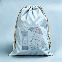 Sac de sport en maille non tissée avec logo personnalisé, écologique, recyclable, réutilisable, léger, pochette promotionnelle, motif de dessin animé