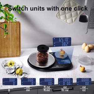 Dual-Pan Edelstahl Küche Elektronische Waage 300g 5kg Hochpräzises Wiege werkzeug für genaue Lebensmittel messung Küche - Product Image 5