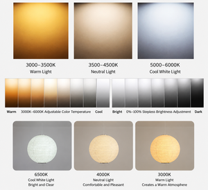 Lampe suspendue en <span class=keywords><strong>papier</strong></span> <span class=keywords><strong>de</strong></span> <span class=keywords><strong>riz</strong></span> Wabi Sabi japonaise, style nordique minimaliste, lampe ronde suspendue, éclairage <span class=keywords><strong>de</strong></span> plafond pour salon - Product Image 6