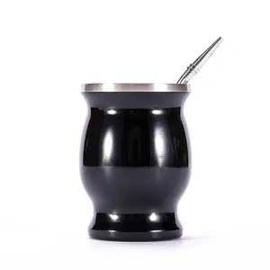 8oz Yerba 찻잔, 남아메리카 아르헨티나 calabash 모양 열 절연제 컵 matai 차 특별한 컵