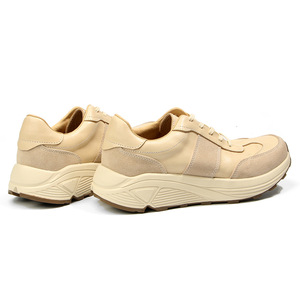 Off <b>White</b> Dad Shoes Low Heel <b>Lace</b> Up Color Blocking Walking Style Shoes - Product Image 4