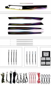 Luz ambiental para <span class=keywords><strong>Porsche</strong></span> <span class=keywords><strong>Macan</strong></span> 2018-2023 fábrica Original 1:1 molde Auto LED atmósfera iluminación coche decoración lámpara - Product Image 2