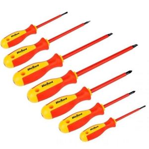 7 Piece Flathead And Philips <b>Screwdriver</b> <b>Set</b> With Ergonomic Handle For <b>Precision</b> Repair Tasks - Product Image 1