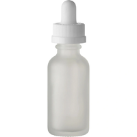 Botellas de Vidrio de 5ml, 10ml, 15ml, 20ml para Aceites Esenciales, Botella de Vidrio Transparente Personalizada con Gotero y Tapa