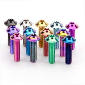 Titst Titan Bolt M4 M5 m6x10 12 15 20 25 <span class=keywords><strong>30</strong></span> 35mm ô Torx đầu vít cho xe đạp xe máy ĐĨA PHANH ti ốc vít - Product Image 5