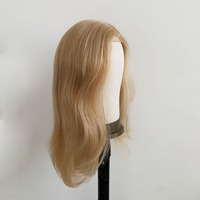 Perruque médicale ultra-douce, confortable, aspect naturel, idéale pour les cuirs chevelus sensibles, parfaite pour un usage quotidien, couleur blonde, perruque en dentelle complète