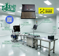 Machine de production de bouchons de bouteilles à haute efficacité avec gravure laser UV autofocus, marquage de code QR et inspection multicaméras