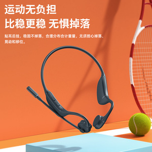 Noise Canceling Bone Conduction Earphones Bluetooth 5.3 IPX5 Waterproof Long Microphone Sports Headphones - Product Image 4