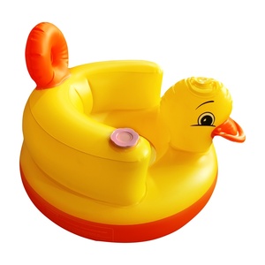 Tiger Multi-Function <b>Inflatable</b> Plastic Baby <b>Sofa</b> Chair for Kids Modern Design Pink 50x50cm Home Office & Outdoor & Bathroom Use - Product Image 3