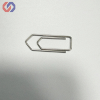 Clips de papier en métal triangulaires évidés, forme créative, personnalisables, très populaires, pour usage professionnel, vente en gros, papeterie multifonctionnelle