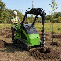 Mini-chargeuse compacte T460 pour la ferme, le verger, la serre, les espaces restreints, la manutention de matériaux, EPA Euro5, charge nominale de 300 kg