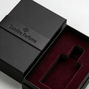 Premium Custom Magnetic Closure Boxes for Perfume Luxury Beauty Brands Rigid Paper Box Velvet Silk Lining Four-Color Printing - Product Image 1