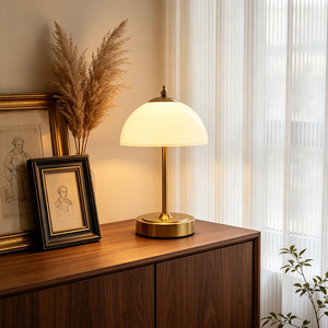 UFO Shape Touch Control <strong>Table</strong> Lamp, Vintage <strong>Light</strong> Luxury Metal Rechargeable LED Ambient Lamp for Hotel Restaurant Decor - Product Image 4