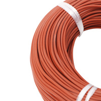 12K 33Ohm/m silicone caoutchouc fibre de carbone fil chauffant électrique isolation câble chauffant pour assemblages de câbles chauffants au sol