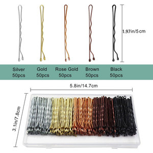 JOYFFO - 250 Horquillas para el Cabello en Colores Variados, Horquillas Metálicas de Primera Calidad, Ideales para Todo Tipo de Cabello, Bonita Caja para Niñas y Mujeres - Product Image 2