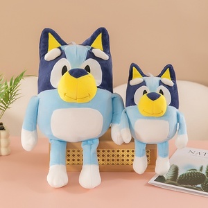 Peluche Súper Suave para Muñecos de Dibujos Animados Familiares, Muñeco Bluey <span class=keywords><strong>Bingo</strong></span>, Regalo de Cumpleaños para Niños, Muñeco de <span class=keywords><strong>Perro</strong></span> de Algodón PP, Almohada Infantil - Product Image 4