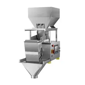 Kapasitas besar kacang kopi biji mesin pembuat butiran 2 kepala mesin pengemasan pengemasan pengemasan timbangan Linear