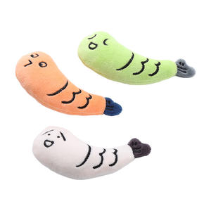 Herbe à chat à l'intérieur du poisson en peluche petits jouets bon marché pour animaux de compagnie jouets pour chat en coton en gros - Product Image 5