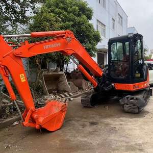 Miniexcavadora Usada Hitachi ZX55 de 5.5 Toneladas, Fabricada en Japón, con Motor, Caja de Cambios, Bomba y PLC, Orugas de Goma, en Venta, con Certificación CE y EPA - Product Image 2