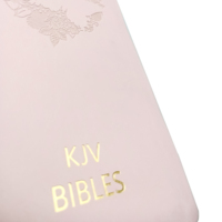 Bonne vente en gros – Impression personnalisée de Bibles – Édition chrétienne en cuir PU avec marquage à chaud – Version King James – Sainte Bible