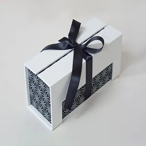 Thai Silk Gift Box For Jewelry & Premium Packaging with Ribbon