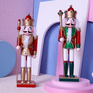 Décoration de Noël en bois en gros, <span class=keywords><strong>Casse</strong></span>-<span class=keywords><strong>noisette</strong></span> <span class=keywords><strong>soldat</strong></span> personnalisé de 12 pouces, cadeau idéal pour Noël - Product Image 6