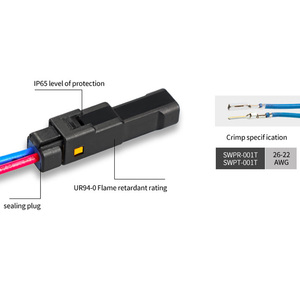 Jiefond JST JWPFスタイル自動車用防水ケーブルコネクタ、8ピンメスプラグ、モデル08R-JWPK-VKLE-S - Product Image 6